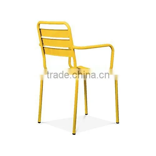 2016 french style colorful metal type industrial chairs iron material chairs frames