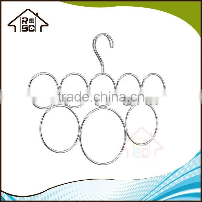 NBRSC Free Sample available Scarves Hanger Multi Use Tie Belts Organize 8 Circles Storage Holder