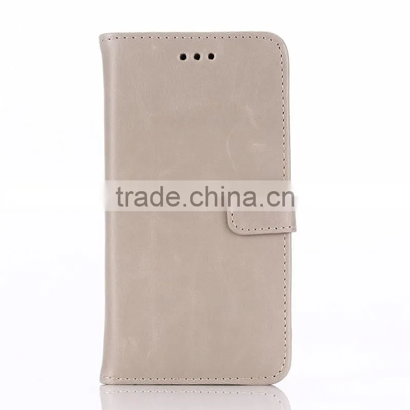 High quality crazy-horse PU card bumper/pocket cell phone case for Motorola