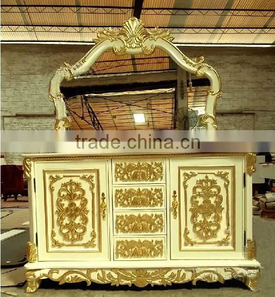 Luxury Bathroom Cabinet,Hand Carved Mirror Cabinet,Bathroom Vanity Cabinet,Wood Bathroom Cabinet;Bathroom Furniture(BF08-4029)