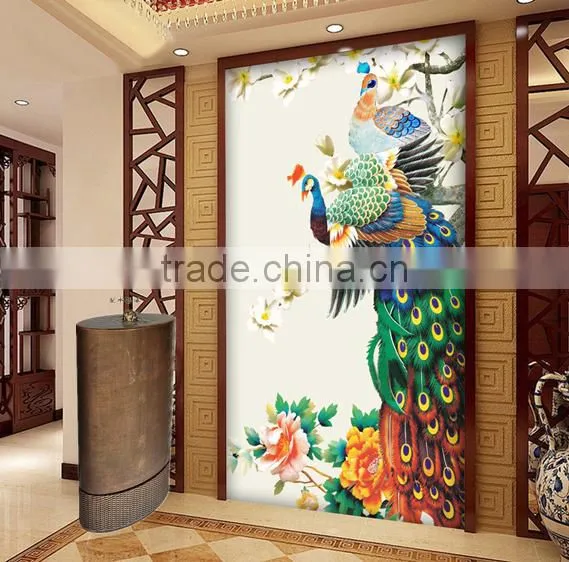 small ball shape fiber glass water fountain with rattan base