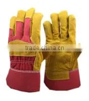 NMSAFETY cow split truck driver leather construction working gloves