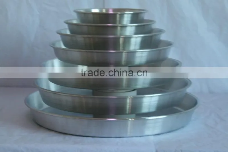 LY Aluminum Sanding Middle-deep Round Trays
