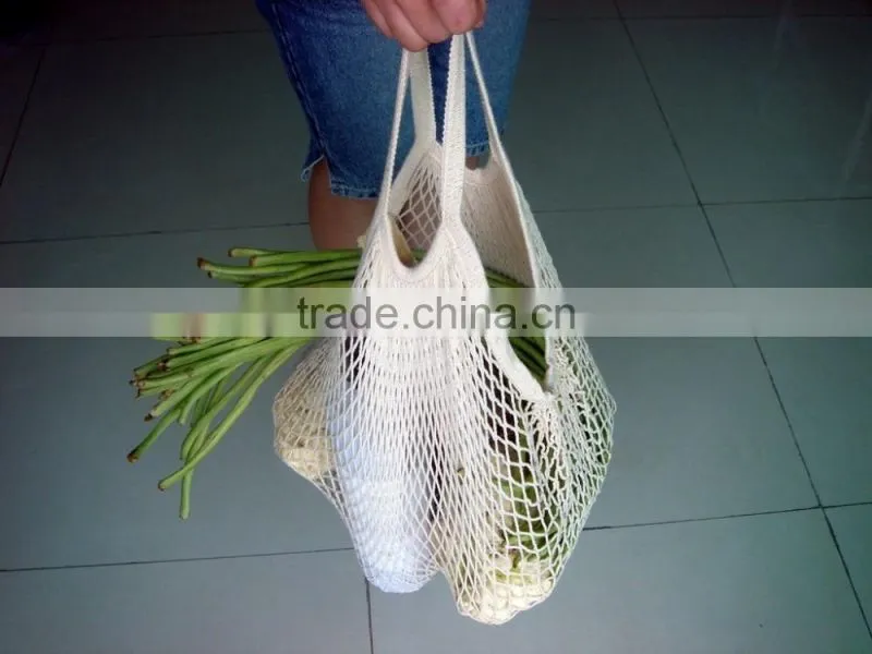 High quality cotton mesh tote bag /shopping bag
