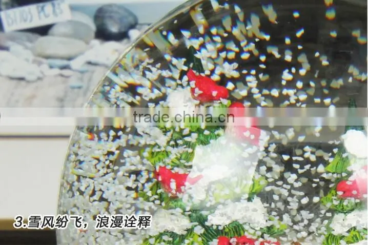 Resin Christmas Snow Globe/Water Globe/Snow Ball for Christmas Decoration