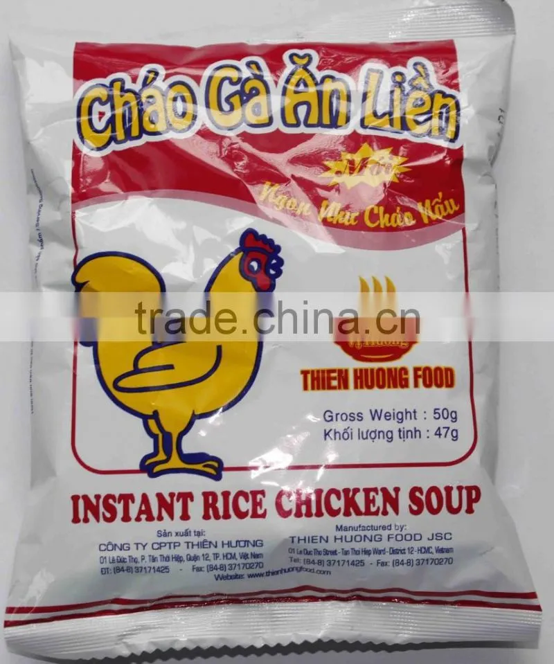 CHICKEN FLAVOUR HIGH QUALITY INSTANT PORRIDGE 47g - Thien Huong Food JSC