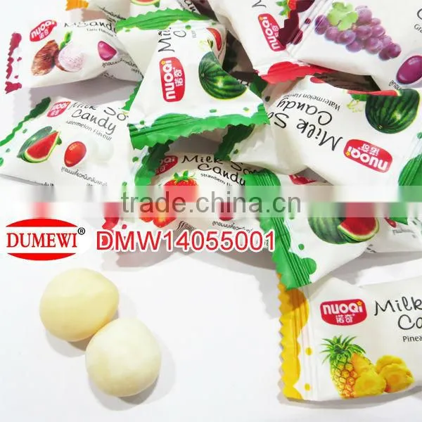 Thailand Packing Fruit Gummy Filled Milk Chewing Ball