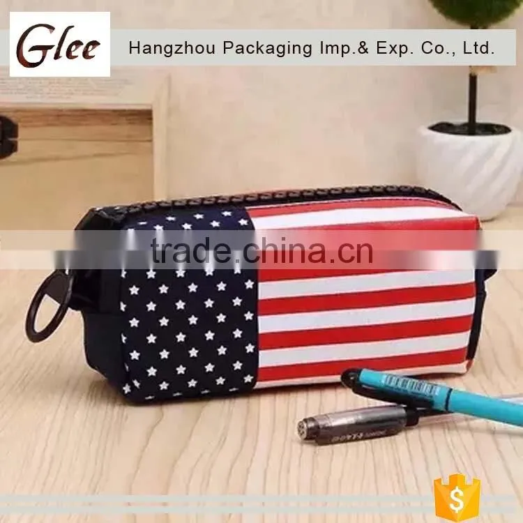 Lovely trendy hot-sale pencil box with pencil, pencil sharpener ,ruler, eraser