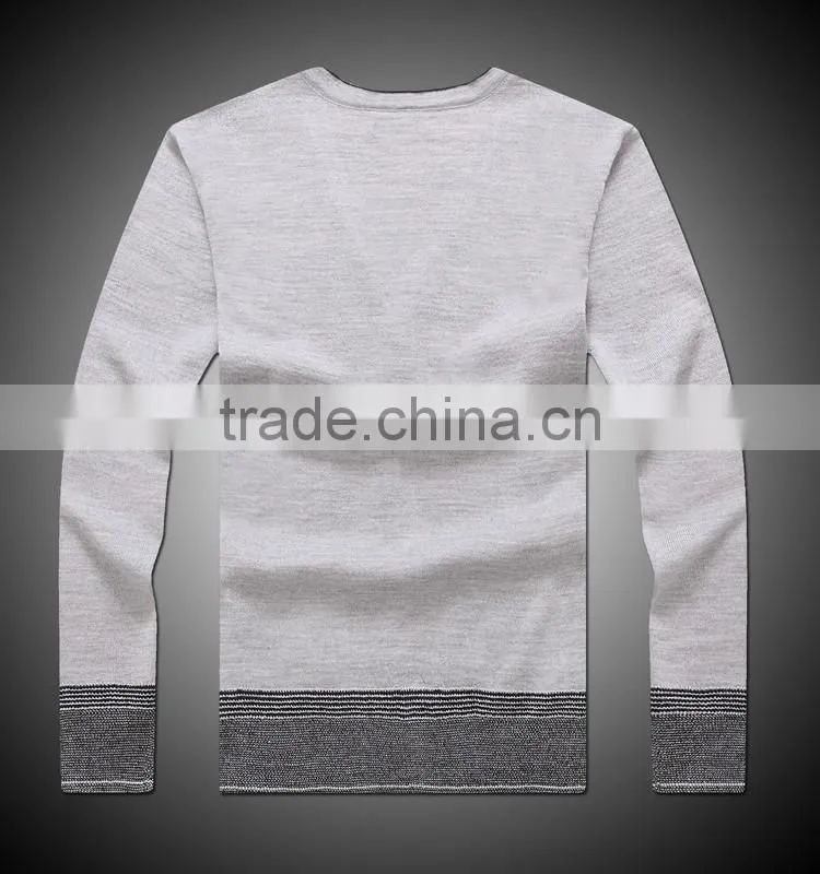 Men's fine cardigan grey kintwear