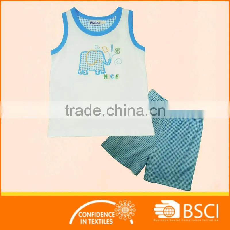 Wholesale Infant Baby Vest T Shirt & Short Clothes Set