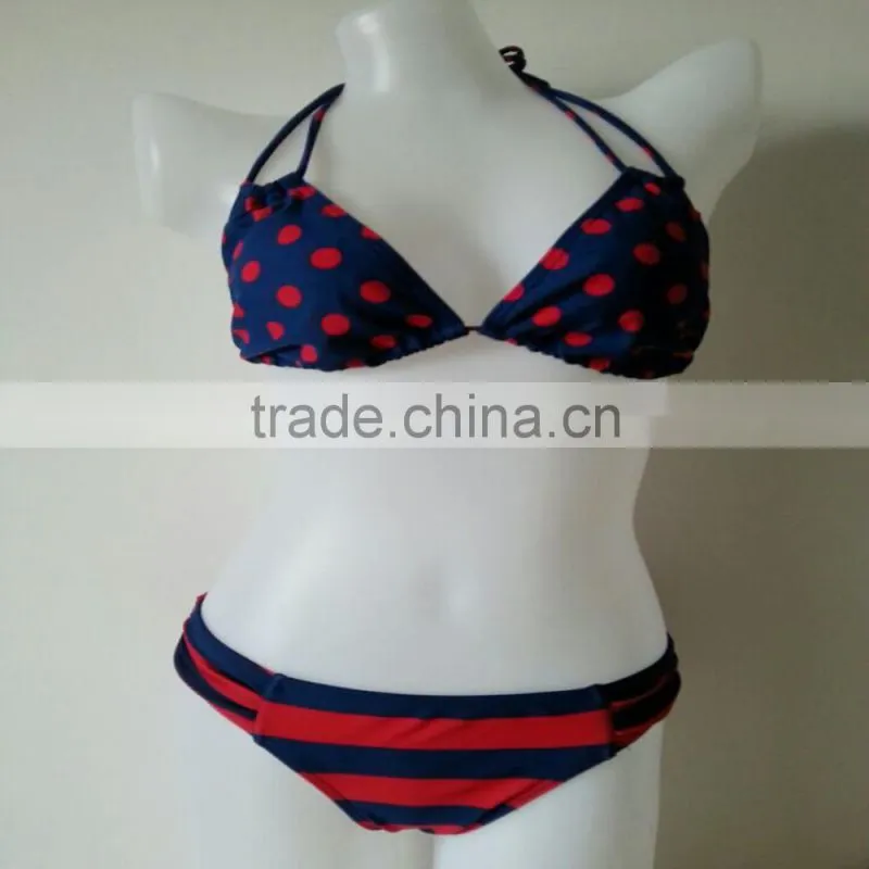 Top quality new arrival sexy green women bikini two pieces swimwear