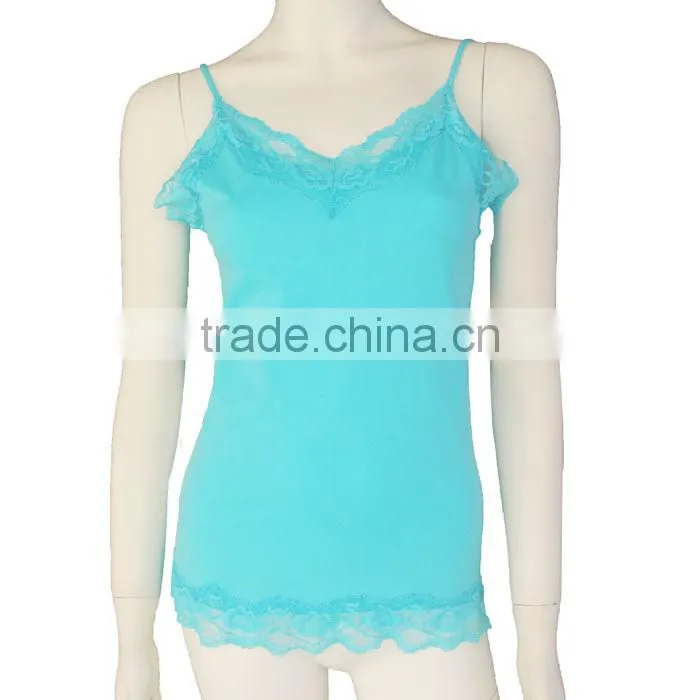 High Quality Seamless Woman Lace Top