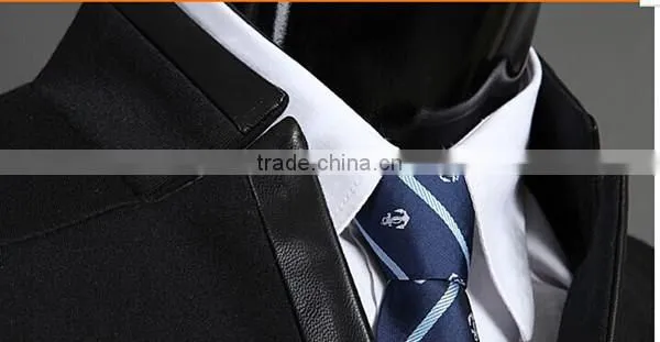 Mens slim fit fashion cotton blazer Suit Jacket black M to 2XL plus size Male blazers Mens coat