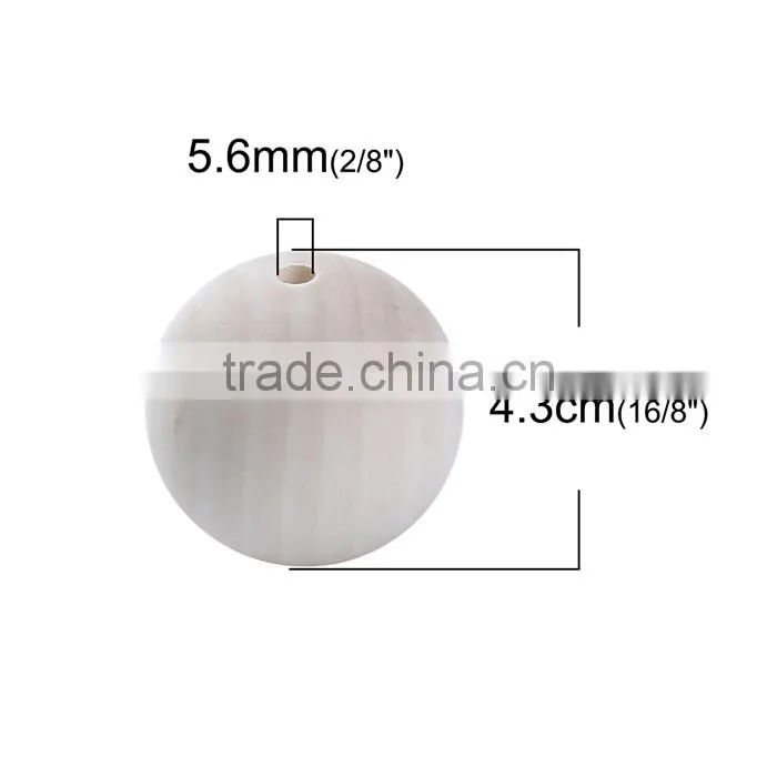 Cheap Nature Color Hinoki Wood Beads For Making Jewelry