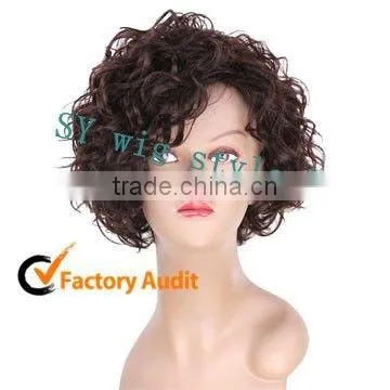 machine wig/new style handsome men's wig (factory direct sale)