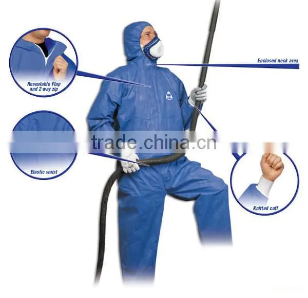 CE&FDA&ISO Approved disposable Coverall for protective work