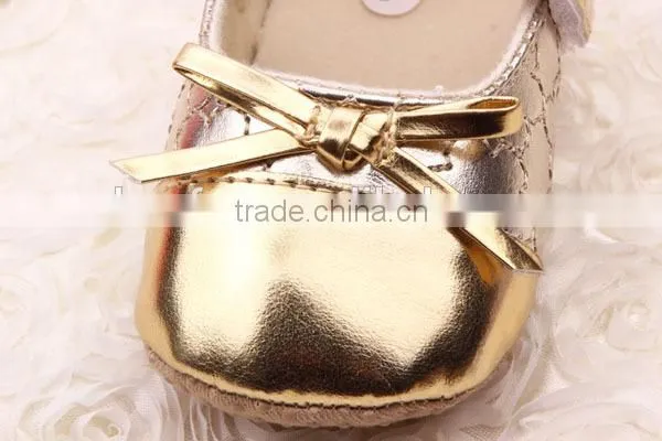 Hot Sale New Design Princess Girl Prewalker Baby Soft Sole Shoes