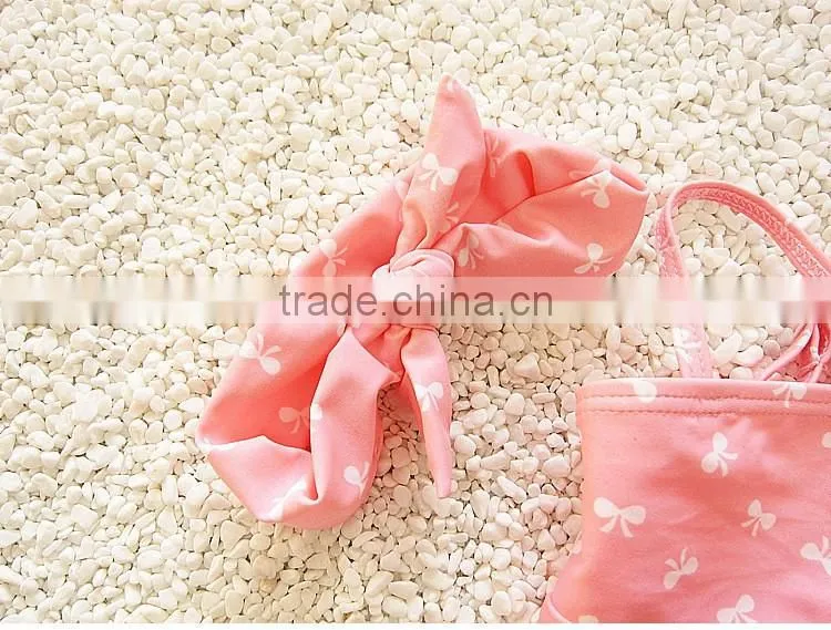 2017 pink cute swimsuit child swimear baby girls swimwear