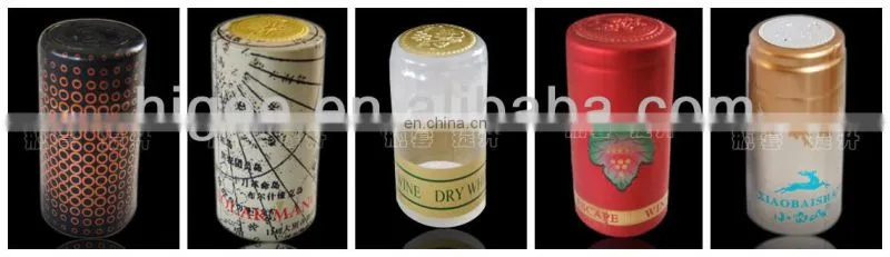 PVC heat shrinkable film Wine capsule,PVC Shrink Cap