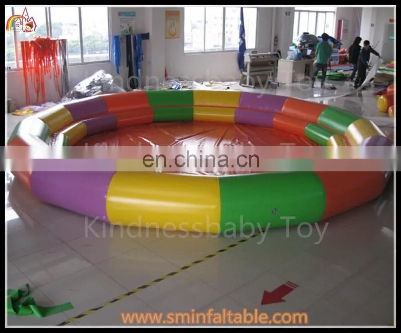 Hot selling colorful inflatable float pool holiday,inflatable donut pool float,inflatable outdoor swimming pool