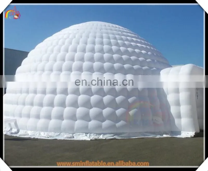 white inflatable tent igloo , inflatable air tent for advertising equipment