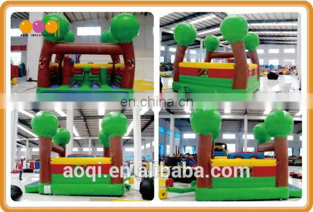 AOQI new design tree man theme inflatable bounce jumper for kids for sale