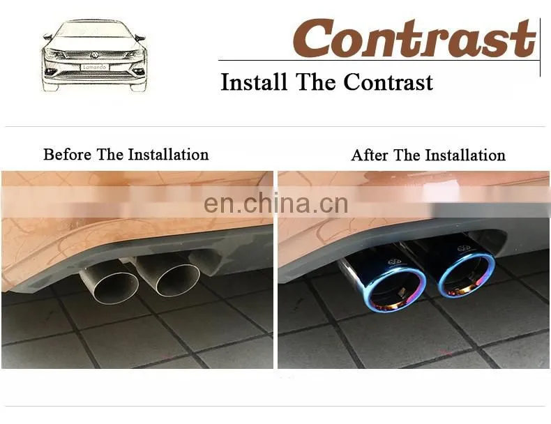 exhaust pipe titanium exhaust tips