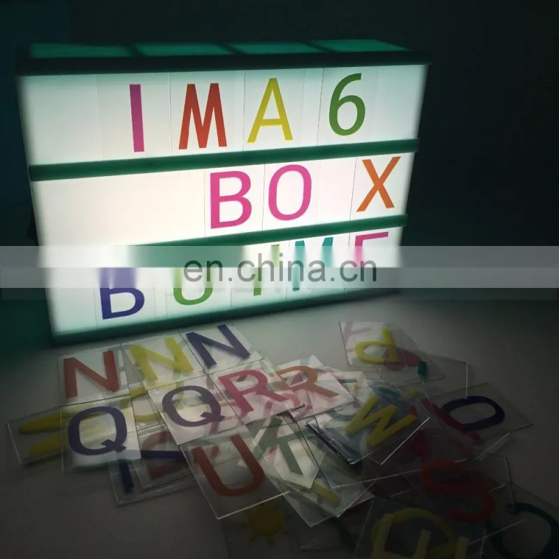 A6 Size DIY Advertising LED Light Box for Home Office Decoration