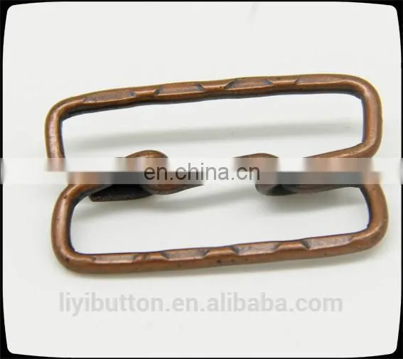 customized brass belt buckle for decoration, garment buckle