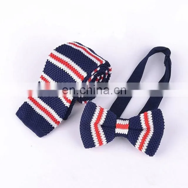 cheap pre-tied silk knitted bowtie