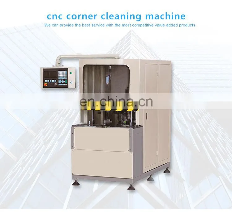 High precision upvc window making water slot milling machine