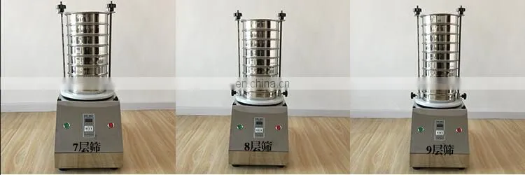 Soil analytical vibratory sieve shaker