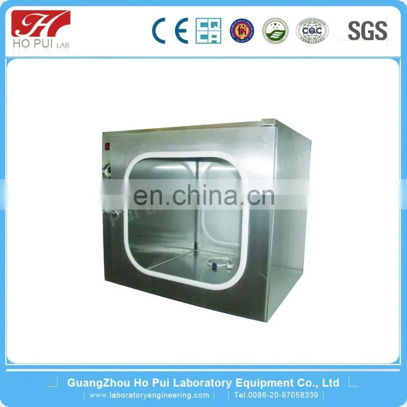 clean room air shower lab pass box ,laboratory transfer window for sale