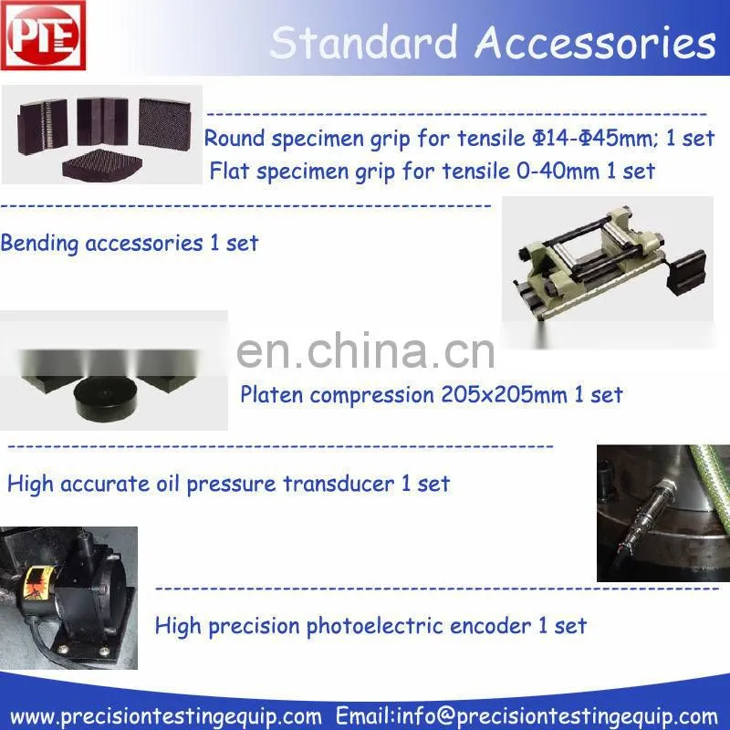 WAW-C Series Computerized Electro-hydraulic Servo Universal Testing Machine 500kN