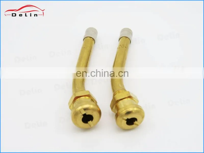 DeLin Standard hexangular V3-20-4 Brass Truck Tire Valve 27 Degree 85MM V3.20.4