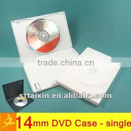 plastic pp slim dvd case 5mm/7mm/14mm