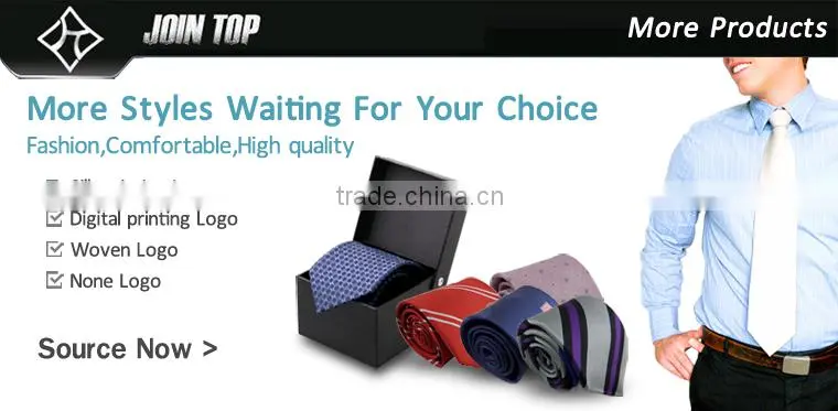 Newly Design Custom Company Logo For Business Skinny Men Silk Ties