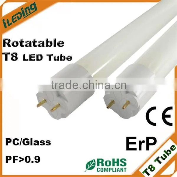 9W 18W 24W Beam angle 220 Glass PC cover 1200mm 1.5m T8 LED Tube