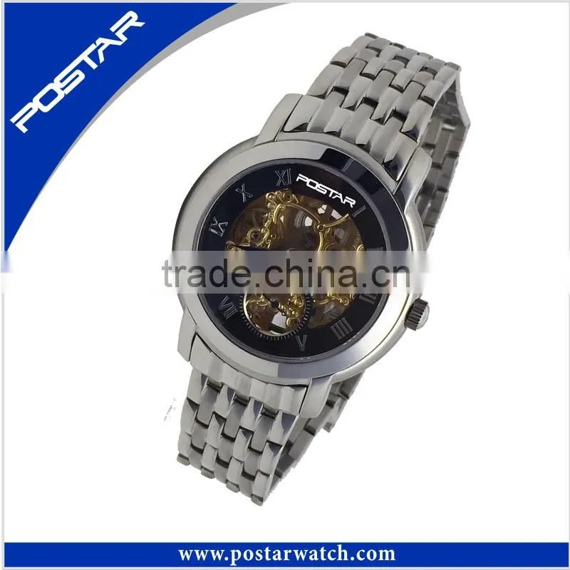 Good Stainless Steel Belt Fashion Watches with Complex Dial