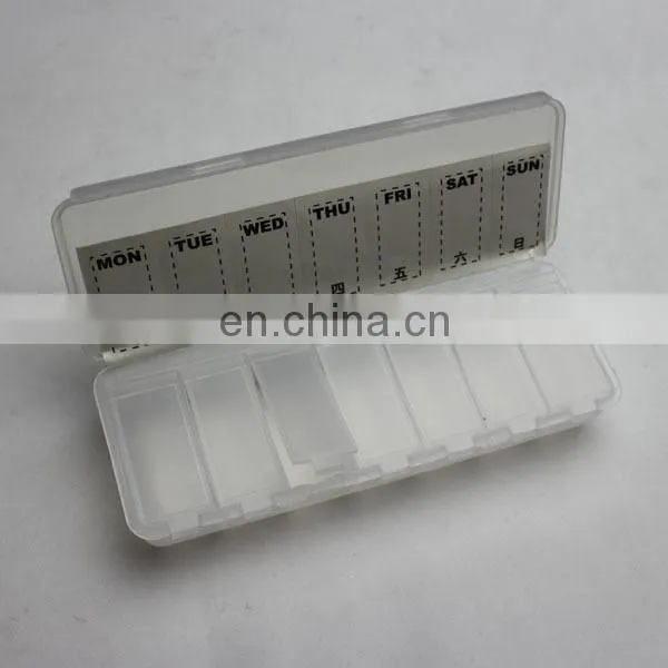 Wholesale Custom Cheap Medication Plastic Pill Case Weekly Medicine Boxes
