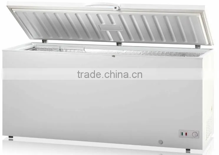 BD650C large capacity solid door freezer with lock