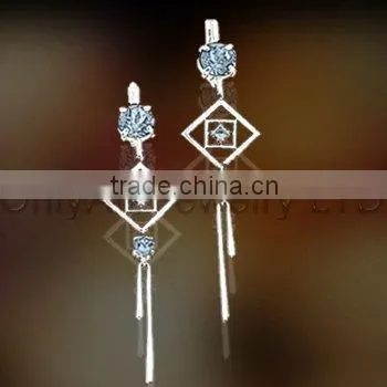 new design antique fashion silver stud earring high quality sterling silver bridal jewelry, paypal acceptable