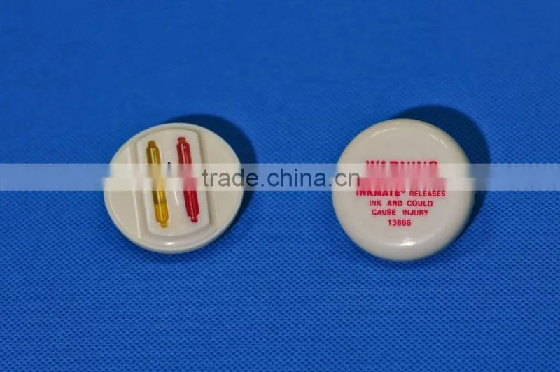 new high quality Anti theft EAS round ink tag with pin