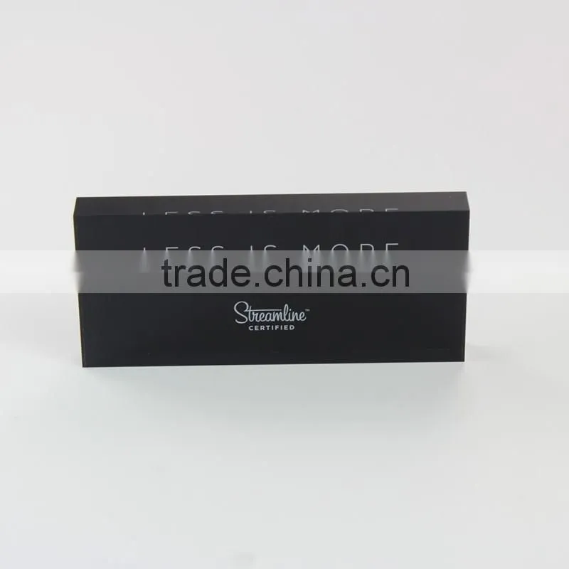 Transparent Lucite Sign Block Lucite Logo Block