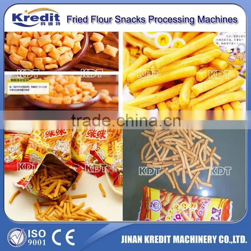 Fried Flour Snacks Food Machine/Fried Flour Snacks Extruder/Fried Flour Food Processing Line/High Quality