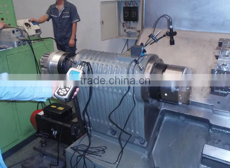 cnc lathe machine CKX36L slant bed design 5" hydraulic chuck gang tool living tool turret linear guideway
