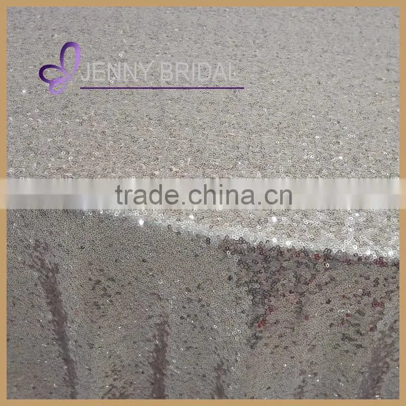 SQN#3 fancy glitter metallic gold sequin table cloth for wedding