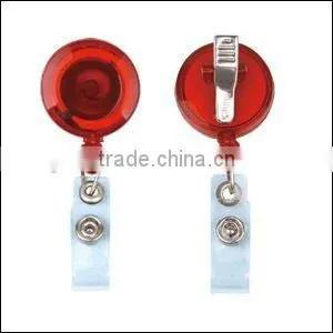 Business Gift Plastic Retractable Badge Holder