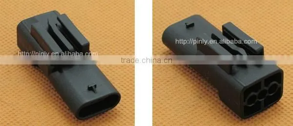 female and male 3 pin auto connector