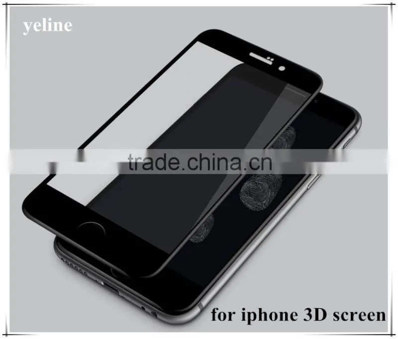 3D full cover tempered glass screen protector for iphone 6 plus